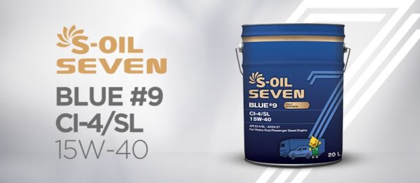 S-OIL 7 BLUE #9 CI-4/SL 15W40