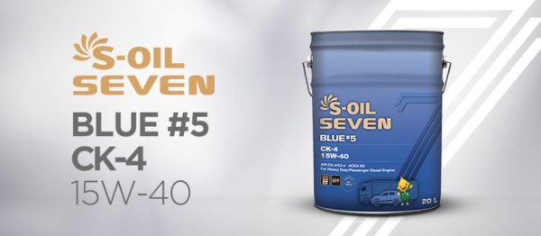 S-OIL 7 BLUE #5 CK-4 15W40